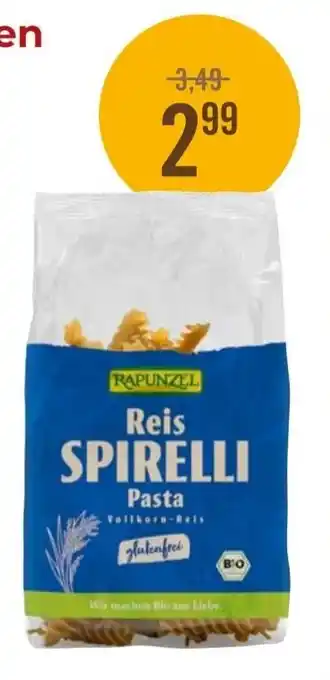 Rapunzel Reis Spirelli Pasta
