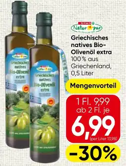 Spar Griechisches natives Bio-Olivenöl extra Angebot