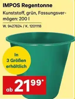 Lagerhaus Graz Land IMPOS Regentonne Angebot