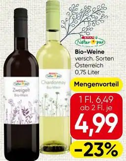 Spar Natur pur Bio-Weine Angebot