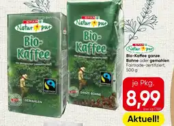 Spar Natur pur Bio-Kaffee Angebot