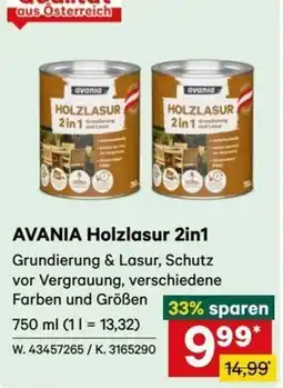 Lagerhaus Graz Land AVANIA Holzlasur 2in1 Angebot