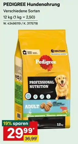 Lagerhaus Graz Land Pedigree Hundennahrung Angebot