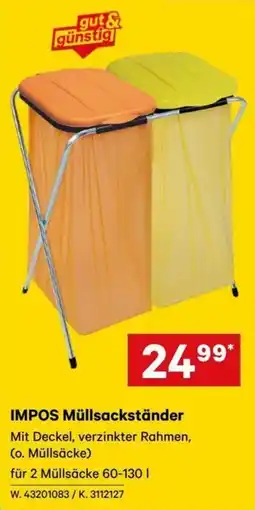 Lagerhaus Graz Land IMPOS Müllsackständer Angebot