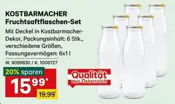 Lagerhaus Graz Land Kostbarmacher Fruchtsaftflaschen-Set Angebot