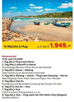 Billa Reisen 14 Nächte & Flug Angebot