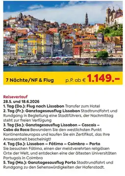 Billa Reisen 7 Nächte/NF & Flug Angebot