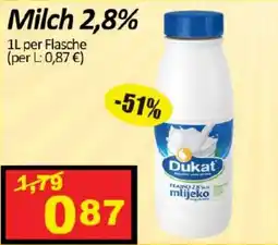 Wurstico Milch 2,8% Dukat Angebot
