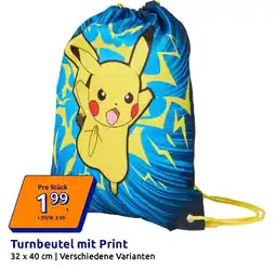 Action Turnbeutel mit Print Angebot