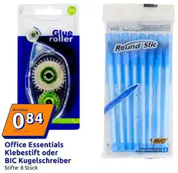 Action Office Essentials Klebestift oder BIC Kugelschreiber Angebot