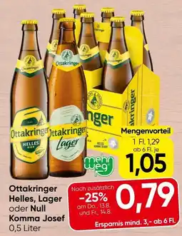 Spar Ottakringer Helles, Lager oder Null Angebot