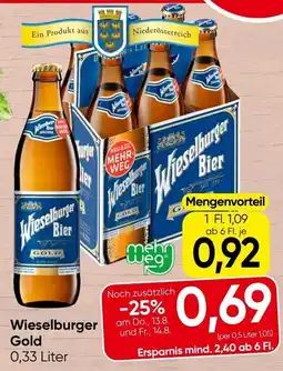 Spar Wieselburger Gold Angebot