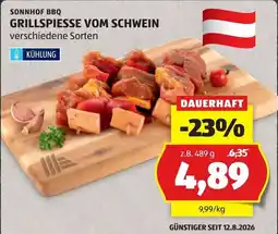 Hofer Sonnhof BBQ Grillspiesse vom Schwein Angebot