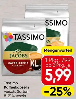 Spar Tassimo Kaffee kapseln Angebot