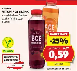 Hofer Rio d'Oro Vitamingetränk Angebot