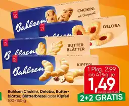 Spar Bahlsen Chokini, Deloba, Butterblätter, Blätterbrezel oder Kipferl Angebot