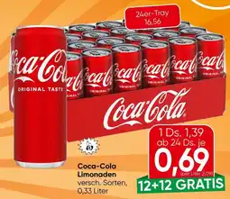 Spar Coca-Cola Limonaden Angebot