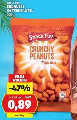 Hofer Snack fun erdnüsse im teigmantel Angebot