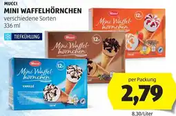 Hofer Mucci Mini Waffelhörnchen Angebot