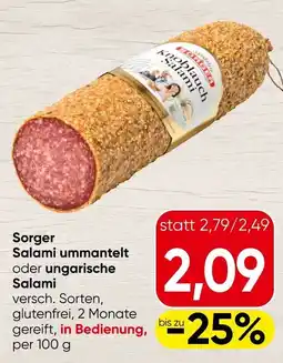 Spar Sorger Salami ummantelt Angebot