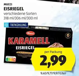 Hofer Mucci Karamell Eisriegel Angebot