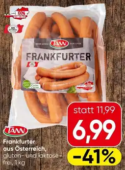 Spar TANN Frankfurter Angebot