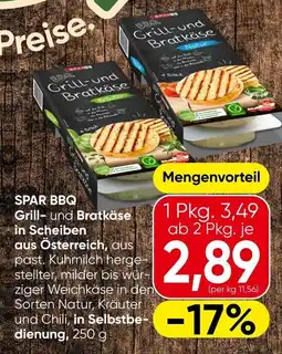 Spar SPAR BBQ Grill- und Bratkäse Angebot