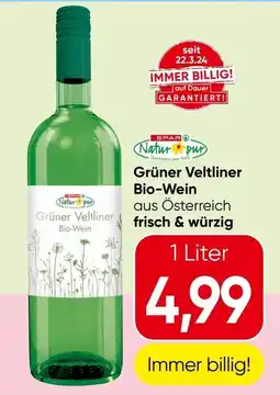 Spar Grüner Veltliner Bio-Wein Angebot