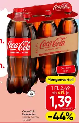 Spar Coca-Cola Limonaden Angebot