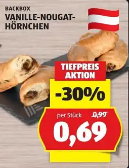 Hofer Backbox Vanille-Nougat-Hörnchen Angebot