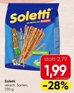 Spar Soletti Salzstängel Angebot