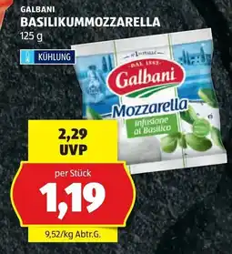 Hofer Galbani Basilikum Mozzarella Angebot