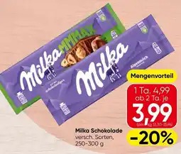 Spar Milka Schokolade Angebot
