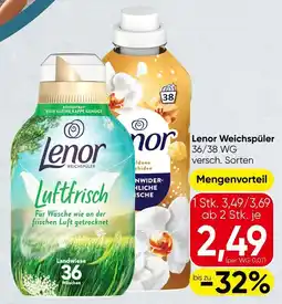 Spar Lenor Weichspüler Angebot