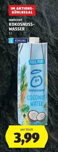 Hofer Innocent Kokosnusswasser Angebot