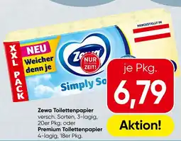 Spar Zewa Toilettenpapier Angebot