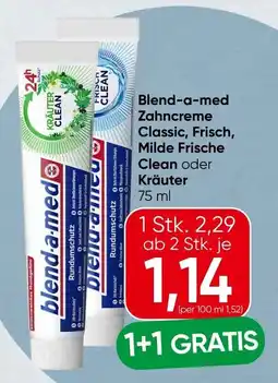 Spar Blend-a-med Zahncreme Angebot