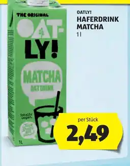 Hofer Oatly Haferdrink Matcha Angebot