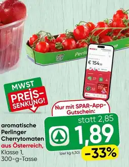 Spar aromatische Perlinger Cherrytomaten Angebot