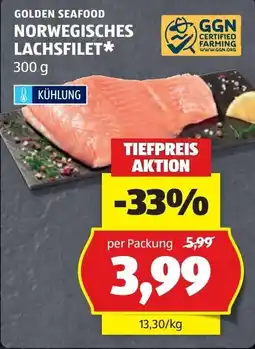 Hofer Golden Seafood Norwegisches Lachsfilet Angebot