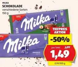 Hofer Milka Schokolade Angebot