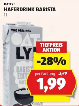 Hofer Oatly Haferdrink Barista Angebot