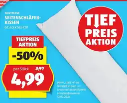 Hofer Novitesse Seitenschläfer-Kissen Angebot