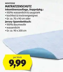 Hofer Novitesse Matratzenschutz Angebot