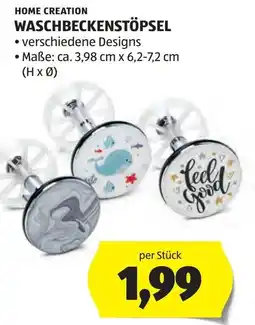 Hofer Home Creation Waschbeckenstöpsel Angebot