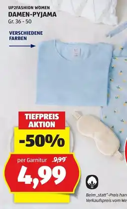 Hofer UP2FASHION WOMEN DAMEN-PYJAMA Angebot