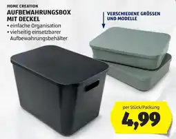 Hofer Home Creation Aufbewahrungsbox mit Deckel Angebot