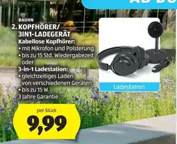 Hofer BAUHN KOPFHÖRER/3IN1-LADEGERÄT Angebot
