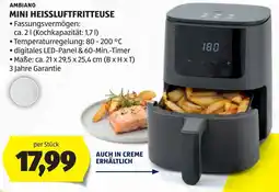 Hofer Ambiano Mini Heissluftfritteuse Angebot