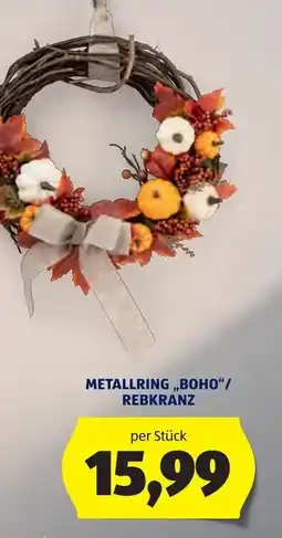 Hofer Metallring "Boho"/Rebkranz Angebot